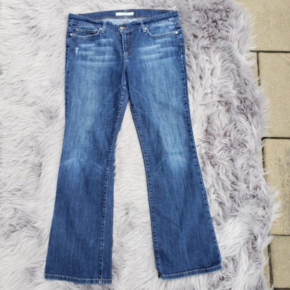 JOE'S PROVOCATEUR wide leg blue jeans sz 31 - Picture 1 of 5